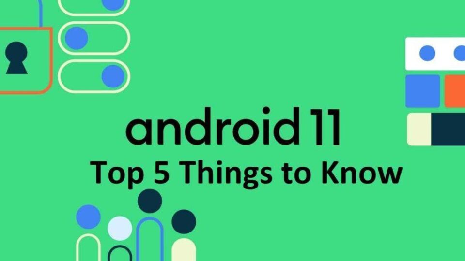 Android 11-Top 5 Things to know